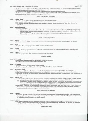 image of bylaws and constitution